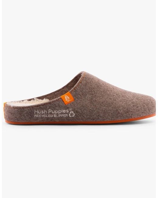 Hush Puppies Brown The Good Slipper Slippers for men