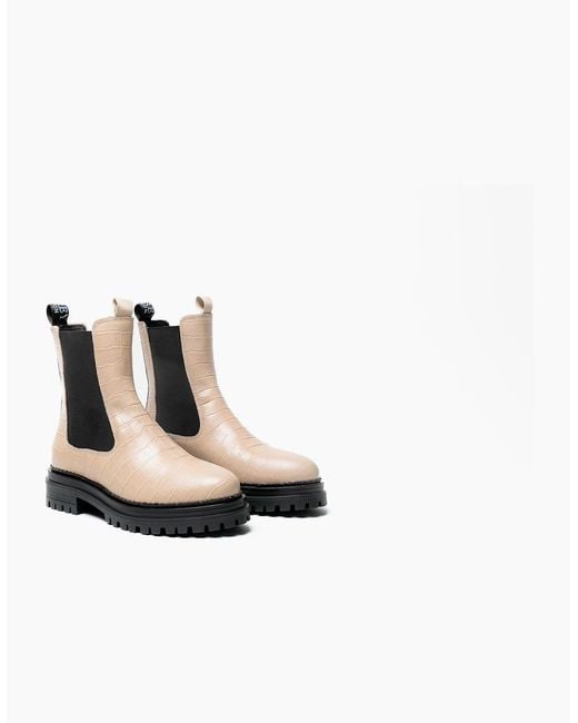 Osprey White London The Huckleberry Leather Cream Boots