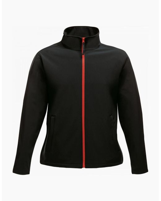 Regatta Black Professional /Ladies Printable Soft Shell Jacket