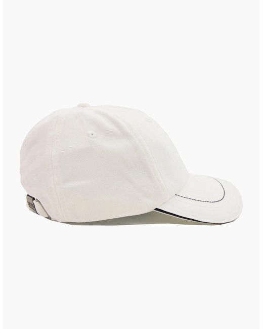 Boss White Embroidered Logo Cap 001 for men