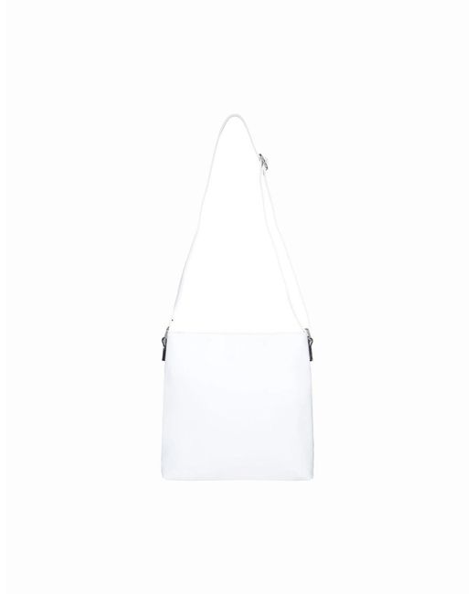 Rieker White Gravity Messenger Handbag