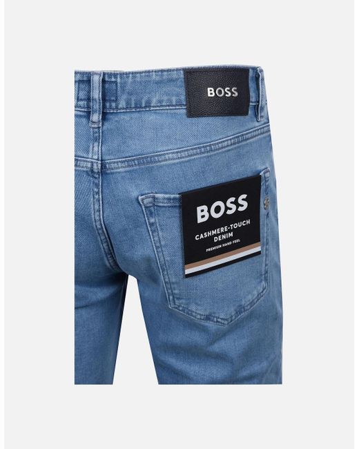 Boss Blue Boss H-Re Maine Light Denim Jeans for men