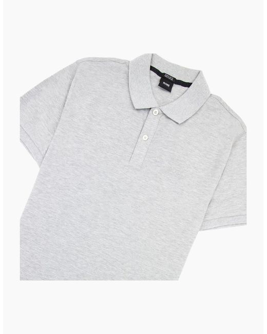 Boss Gray Pallas Polo S/S Light for men