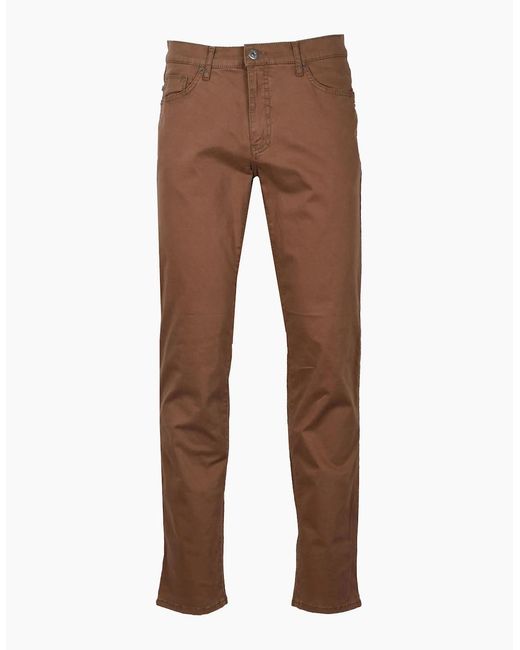 Brax Brown Cadiz Cotton Jeans Tan for men