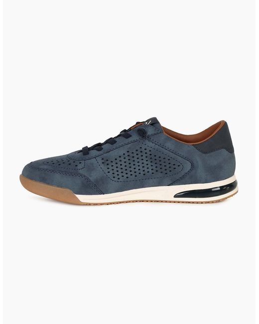 Bugatti Blue Treble Trainers for men