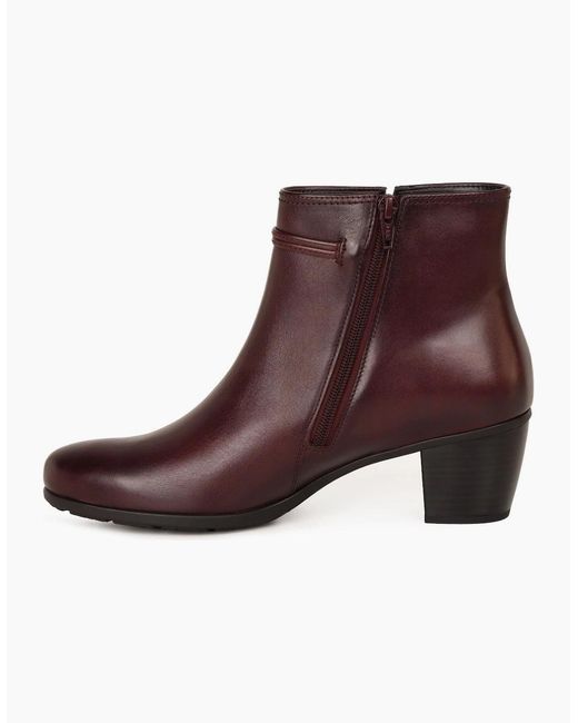 Gabor Brown Ela Ankle Boots