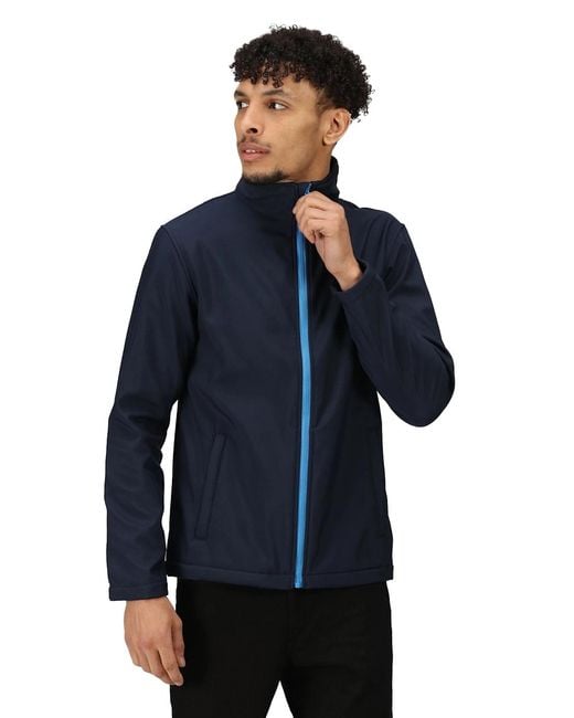 Regatta Blue Standout Ablaze Printable Softshell Jacket for men