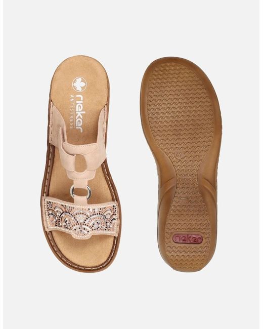 Rieker White Radiance Sandals