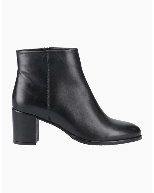 Hush Puppies Black Claridy Ankle Boots