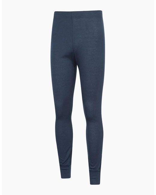 Mountain Warehouse Blue Talus Base Layer Bottoms (Pack Of 2) for men