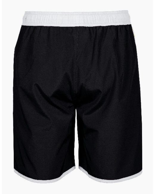 Arena Black Bermuda Team Stripe for men
