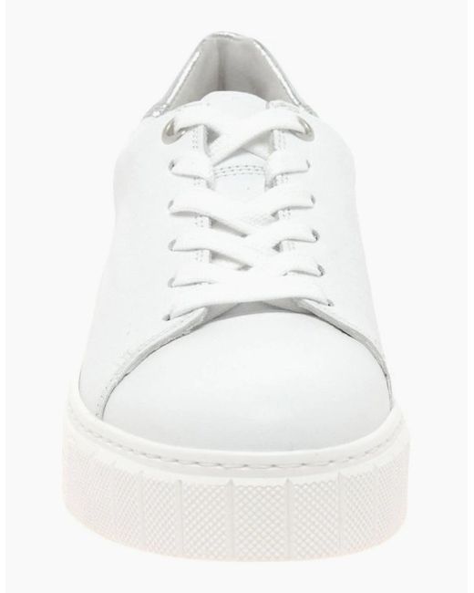 Gabor White Fairway Trainers