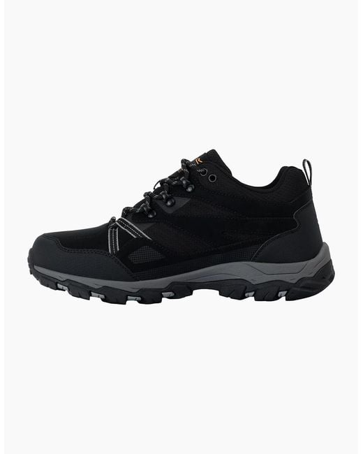Regatta Black Holcombe 3 Low Walking Boots for men
