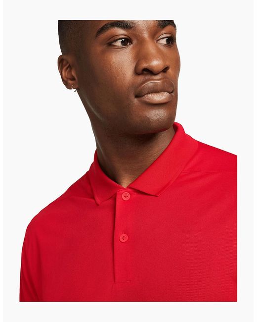 Nike Red Victory Dri-Fit Polo Shirt for men