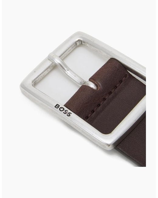 Boss Black Boss Rudolf Cvb Leather Belt for men