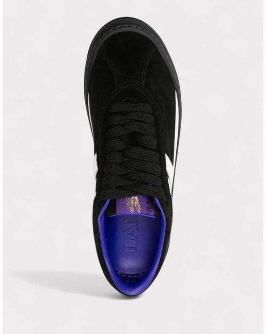 Lanvin Black X Future For Leather Cash Sneakers
