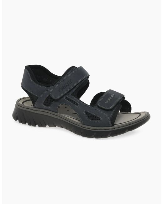 Rieker Black Harbour Casual Sandals for men