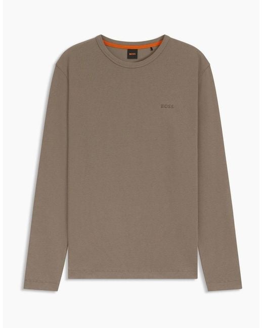 Boss Brown Tempesto Sweatshirt for men