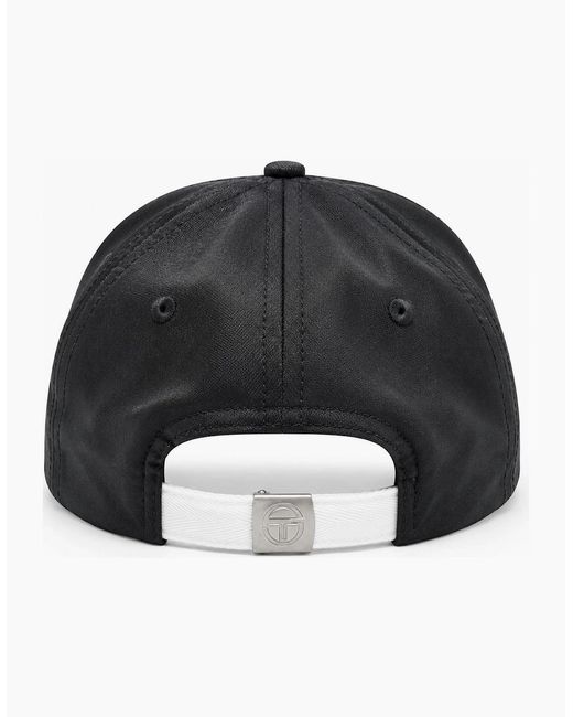 Sergio Tacchini Black Sentini 2 Classic Baseball Cap for men