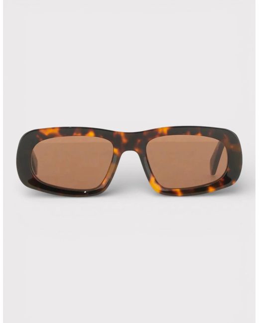 Off-White c/o Virgil Abloh Brown Austin Sunglasses Havana
