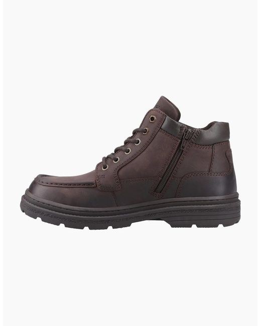 Cotswold Brown Cricklade Leather Ankle Boots for men