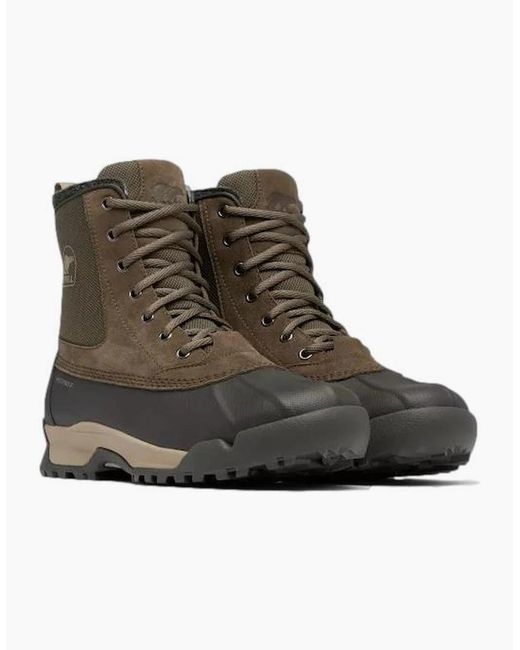 Sorel Brown Buxton Lite Boots Major Jet for men
