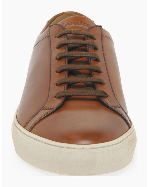 Loake Brown Sprint Trainers for men