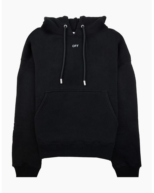 Off-White c/o Virgil Abloh Black Off Vibe Arrow Skate Hoodie/Aqua for men