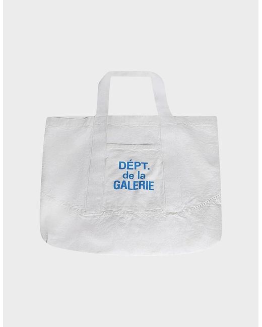 GALLERY DEPT. Blue Logo Print Canvas Tote Bag for men