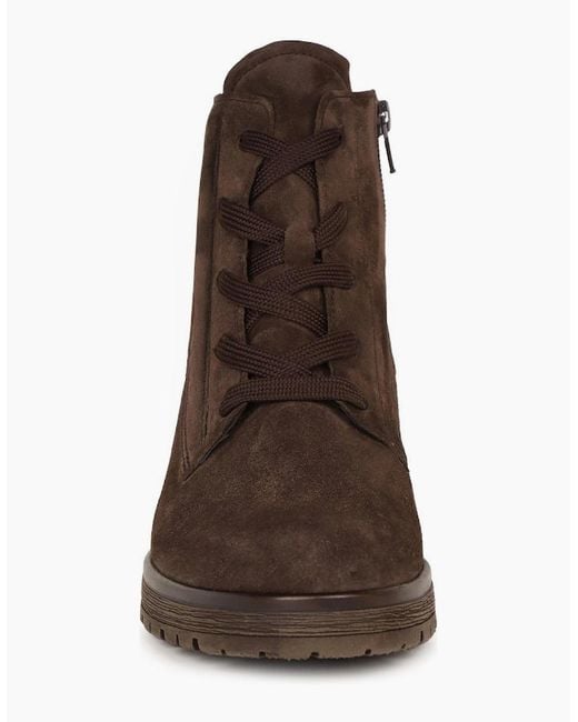 Gabor Brown Zumba Ankle Boots