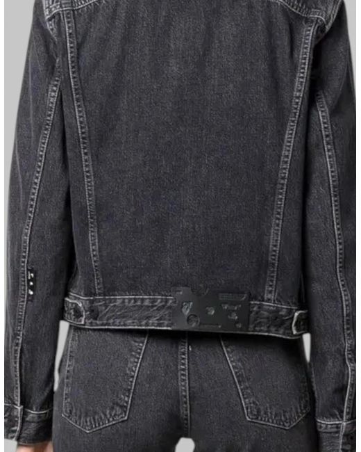 Off-White c/o Virgil Abloh Black Meteor Regular Jacket Dark