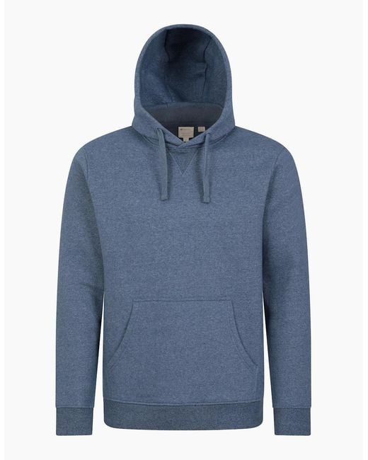 Mountain Warehouse Blue Dorset Plain Hoodie for men