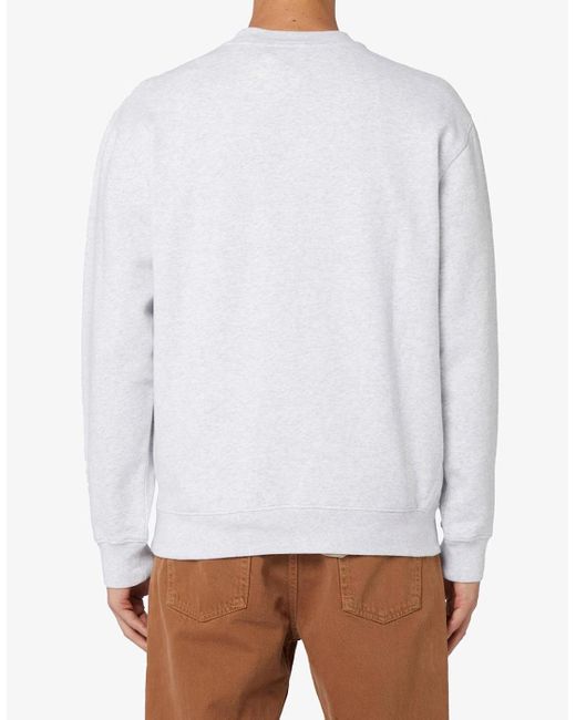 Jacquemus White The Gros Grain Sweatshirt for men