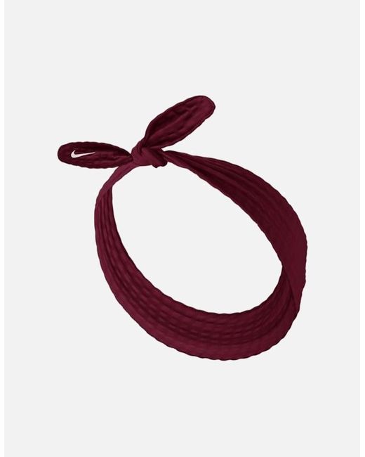 Nike Red Skinny Headband