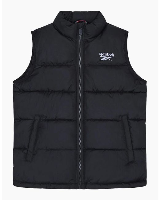 Reebok Blue Rb1492 Puffer Vest for men
