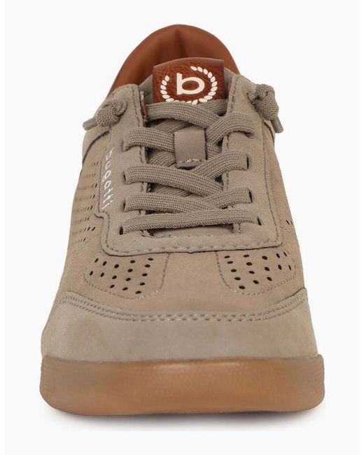 Bugatti Brown Treble Trainers for men