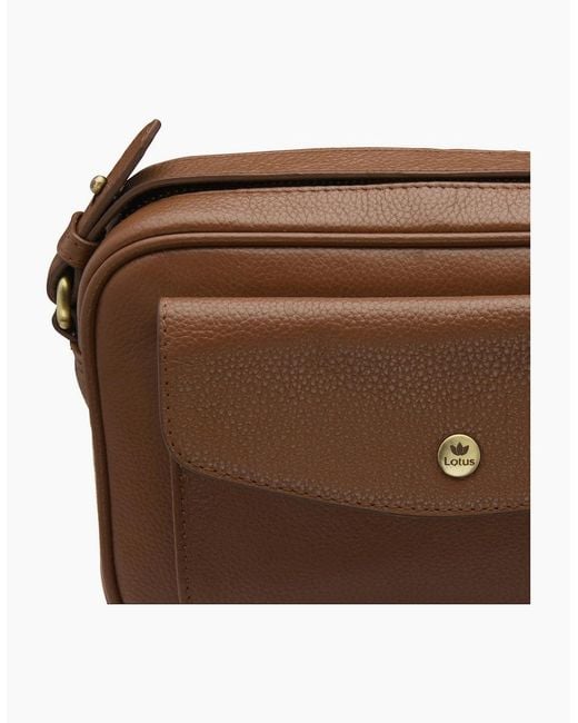 Lotus Brown Vardy Cross Body Bag