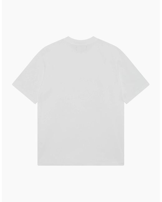 Magrit White Dream Beach Printed T-Shirt for men