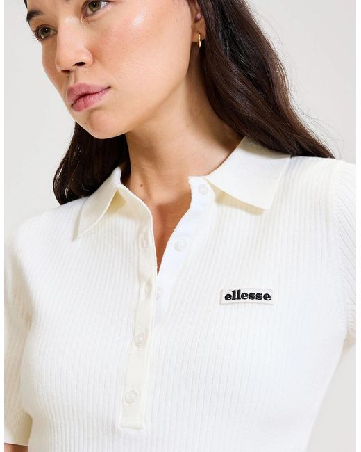 Ellesse White The Umpire Polo