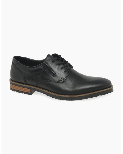 Rieker Black Turin Shoes for men