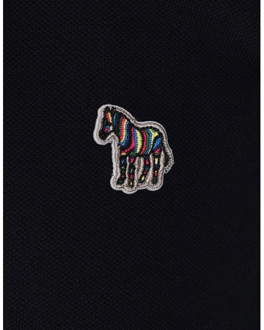 Paul Smith Black Reg Fit Polo Shirt for men