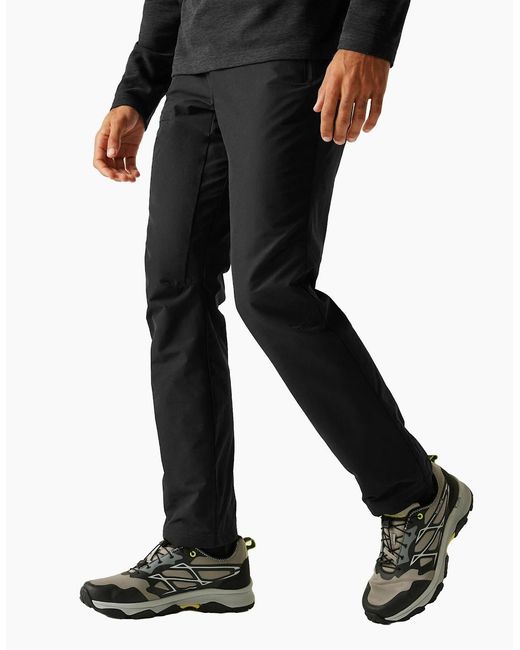 Regatta Black Highton Winter Hiking Trousers for men