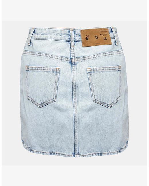 Off-White c/o Virgil Abloh Blue Off Corp Mini Sk