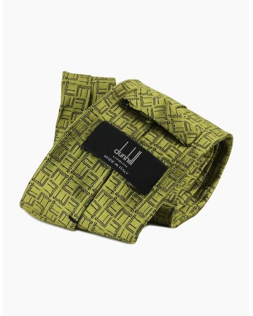 Dunhill Green Tie for men