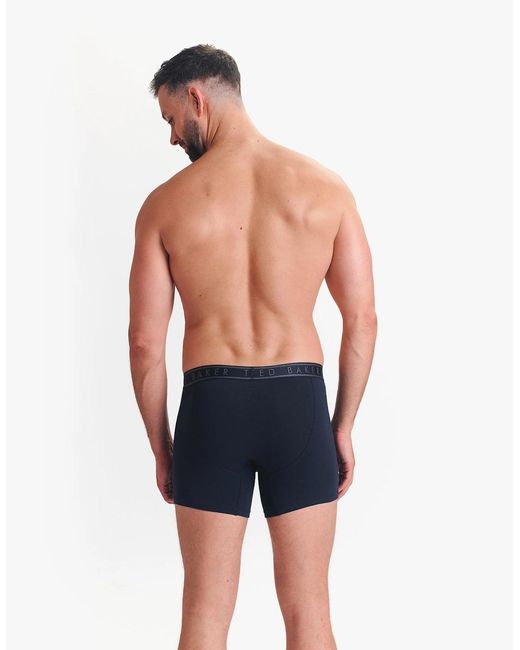 Ted Baker Blue 3-Pack Cotton Boxer Briefs Boxer Briefs for men