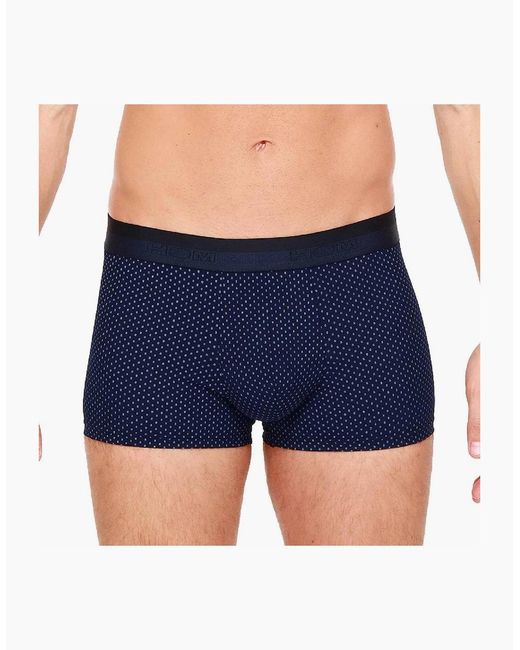 Hom Blue Max Allover Logo Boxer Trunk for men