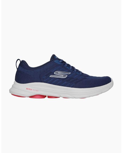 Skechers Go Walk Blue Go Walk 8 Day Trainers for men