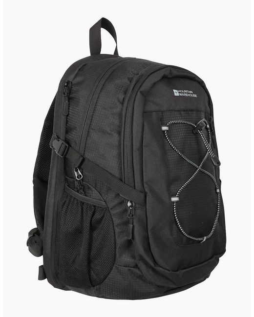 Mountain Warehouse Black Peregrine Logo Backpack for men
