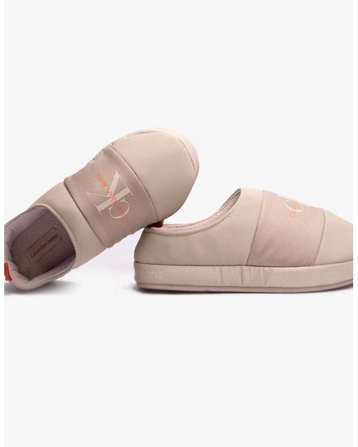 Calvin Klein Pink Home Mono Slipper for men