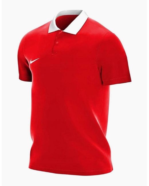 Nike Red Polo De Sortie